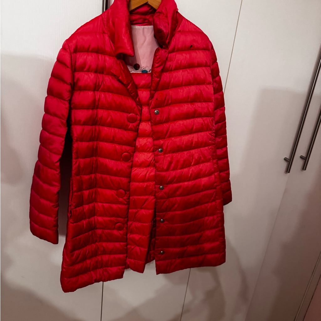 Kids Dark Pink Puffer Jacket